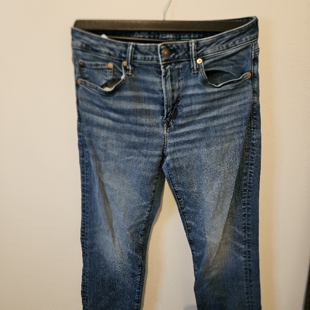 Classic American Eagle Blue Denim Jeans